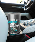 It's A Gyrocopter Thing You Wouldn't Understand Graphic Insulated Stainless Steel Tumbler in car cup holder