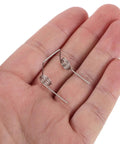 Stainless Steel Kettle Lid Repair Springs Kit With Five Durable Torsion Springs For Easy Replacement In Water Kettles, Small Appliances And Crafting Projects Plus Long Lasting Quality And Multi Use DIY Solutions, two stainless steel torsion springs in hand