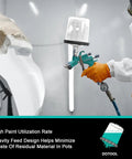 Lightweight Pro Lvlp Spray Gun Kit Smooths Automotive Paint Jobs While Saving You Serious Cash And Killing The Overspray For Crisp Shop Finishes All Day Long, detailed view with gravity feed design.