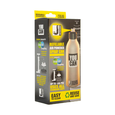 Box of Refillable Air Powered Spray Can For Paints Dyes And Inks, Easy To Pressurize With A Bike Pump Or Compressor, Reusable Alternative
