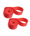 Red PVC Rim Tape Pair For 700C 27 Inch Bike Wheels Heavy Duty Rim Strip Liner To Protect Inner Tubes From Flats And Punctures