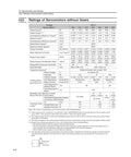 CHUNYE SGM7J servo motor datasheet page showing ratings of servomotors without gears and holding brake specs
