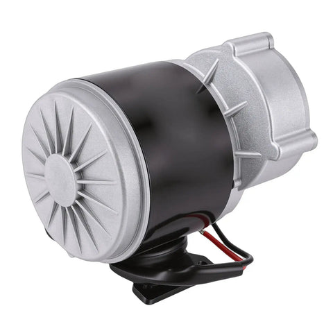 Beefy 12V 500W Gear Reduction Brushed DC Motor With Aluminum Alloy Body And Included Speed Controller For Electric Bikes Scooters Mopeds And Off Road Rides, 2750 RPM Power For Smooth Hill Climbing