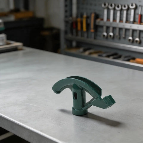 Premium Deskbloom Manual Hand Tube Bender For Copper And Aluminum Pipes on a workbench, ideal for 3/4 inch gas and water line installation.