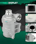 Get That Whip Running Crisp With Premium 11518635090 Auxiliary Water Pump For BMW 328i 335i 435i 640i Gt Xdrive Coupe And Wagon Direct Replacement 2012 2019, showcasing detailed part features.