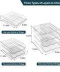 Auto Rolling Egg Holder For Fridge With Lid 3 Layer Clear Plastic Egg Dispenser sizes for 18, 36, and 54 eggs