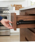 Bottom Mount Drawer Slides 2 Pack Full Extension Silent Rails For Dressers Cabinets And Kitchen Replacement Drawer Runners Heavy Duty Built To Glide Smoothly And Quietly on walnut drawer