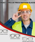 Worker wearing Over Eyeglasses Safety Goggles 12 Pack Workhorse Pro Grade Anti Fog Anti Scratch ANSI Z87.1 Clear Lenses For Construction.