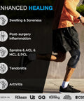 Professional Knee Brace With Patella Gel Pad And Side Stabilizers for ACL PCL injuries and arthritis on runner's knee