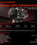 No Hassle Turnkey Air Conditioner AC Compressor With Clutch For Nissan Rogue 2.5L 2008 Through 2013 And Rogue Select 2014 2015 Dks17d Dks17Ds shown close-up with six groove pulley.