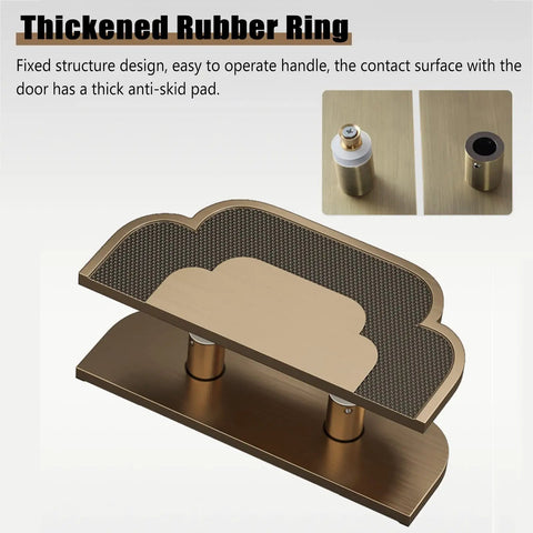 Built Tough Double Sided Barn Door Pull Handle With Dead Smooth Gliding Action And Easy Weekend Diy Upgrade Featuring Rock Solid Brass Finish Hardware For Interior Exterior Doors