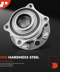 Wheel Bearing And Hub Assembly 5 Lug Front And Rear Fit Kia Sorento 2019 2020 Front S Submodel And 2016 2020 Rear AWD Plus Hyundai Santa Fe 2015 2018 Front Santa Fe Sport 2015 2018 Front And Santa Fe XL 2015 2019 Front, high hardness steel construction with flange