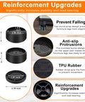 Reinforcement upgrades for Heavy Duty Bed Risers Round Floor Lifts For Couch Sofa Desk Table And Fridge adjustable components.