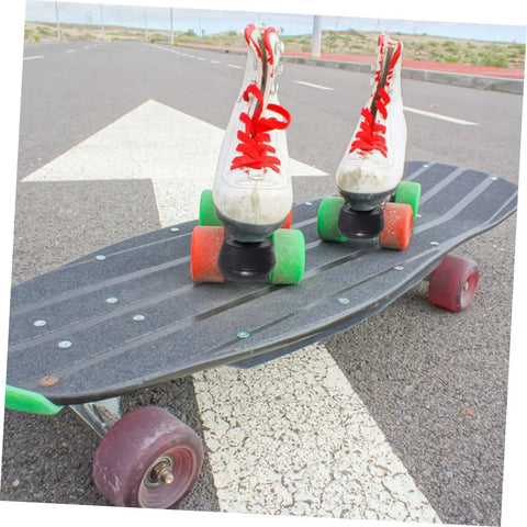 Two Pack Roller Skate Brake Stopper Toe Stops for Quad Skates Replacement Parts Durable High Elastic Rubber Brakes fitted on skates