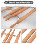 Wooden Door Handle Set Push Pull H Shape Grip For Entry Doors Easy Install With Hardware Included Back To Back Mounting For Glass And Sliding Doors Natural Finish showing close-up of wooden handles with steel connectors