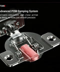 Advanced POM damping system for 20 Pack 1.5 Inch Overlay Soft Close Cabinet Hinges For Face Frame Kitchen Cabinets.