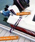 Badass Boat Bungee Dock Lines For Quick Mooring And Wave Blocking Must Have Watercraft Accessories For Pontoon And Bass Boats Plus Jet Skis Five Foot Elastic Mooring Ropes That Lock Solid Anytime A Sweet Gift For Fellas Out On The Water with boat motor and dock