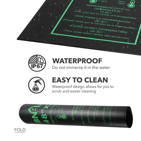 Seedling Heat Mat With Digital Thermostat Controller For Indoor Seed Starting And Plant Germination 48 Inch By 21 Inch Waterproof Heating Pad No Fuss Easy Setup Precise Temperature Control For Serious Gardeners