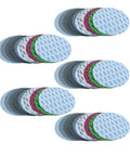 50 Pack Premium Round Wet Dry Sanding Discs Grit 1000 To 5000 For Auto Wood And Metal Polishing Hook Back Pad Tool Kit stacked discs.