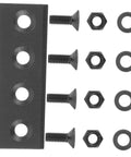 Barn Door Track Connector Kit One Set Joint Plate For Seamless Installation And Ultra Smooth Operation, hardware components visible.