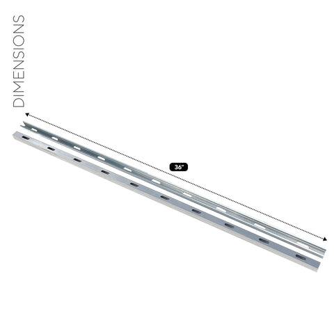 36-inch aluminum piece for Undermount Sink Installation Kit 36 Inch All Metal Aluminum Frame Fits All Sink Types No Drilling Required Cabinet