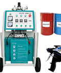 Heavy Duty Polyurea Spray Equipment Pro Grade Polyurethane Spray Machine for roof coating with dual motors and spray gun.
