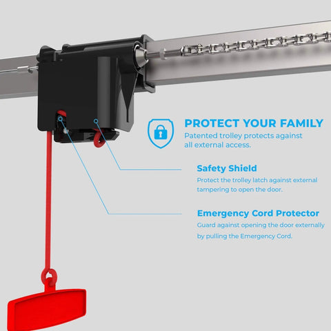 Check Out This Awesome Super Quiet Half Horsepower Garage Door Opener That Runs Smooth With A Whisper Quiet Dc Motor And Strong Chain Drive
