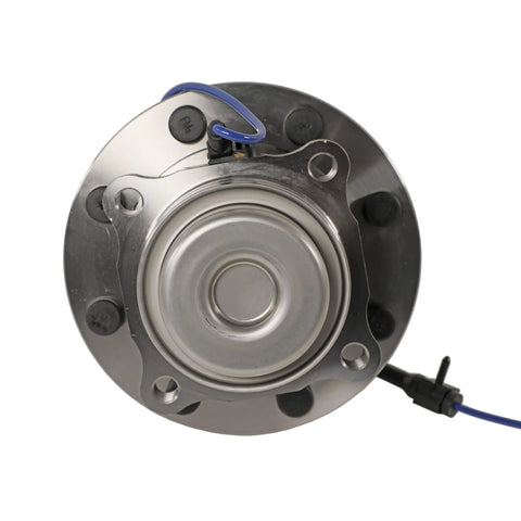 Heavy Duty Front Wheel Bearing And Hub Assembly Fits 2018 To 2021 Chevy Gmc Express Savana 2500 3500 6.6L V8 Rwd top view with connector.
