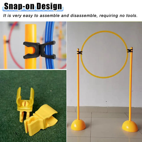 Crash-Proof Drone Trainer For Beginners And Pros, Indoor Obstacle Course Kit with snap-on design and impact-resistant gates