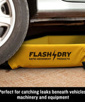 Portable Spill Containment Berm For Oil And Chemicals 4x4 Folding Duck Pond Tray under vehicle catching leaks