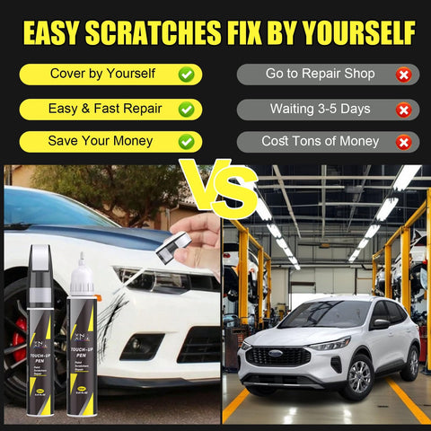 Ford Exact Color Touch Up Paint Kit For Nicks And Chips 2 In 1 Quick And Easy Car Scratch Repair vs repair shop option