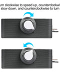 4 Pin 12V PWM Fan Controller With Type C USB Power Cable And 4 Pin 5 Way PWM Fan Splitter Hub adjustable speed knob