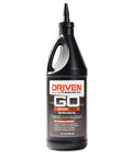 Straight Up Premium Grade Limited Slip Synthetic Gear Oil 75W90 One Quart in a black bottle for racing gear protection.