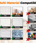 DaduoRi 1-1/4 in serrated diamond hole saw with 2 removable pilot bits for porcelain, ceramic tile, granite and marble.
