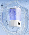 Slick Portable Mini Washing Machine For Underwear And Socks Featuring Three Gentle Wash Programs, water splash effect.