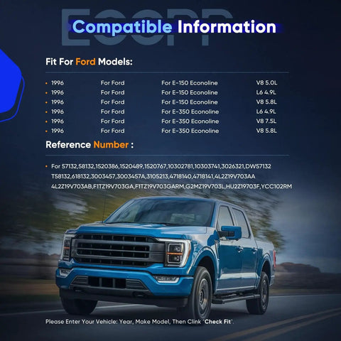 Premium AC Compressor Keeps Your Whip Chillin Fits Ford Explorer And Mercury Mountaineer V6 4.0L 3.0L Engines with compatibility chart
