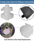 4 Pack Coke Machine Valve Diffuser Kit Internal Mixer 3.0 Replacement Parts For Cola Soda Machines Easy Install Durable Valve Assembly 28368 white valve diffuser shown installed on cola dispenser