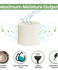 4 Pack Humidifier Filter Replacement Compatible With Honeywell HCM350B HCM350W HCM710 HEV312W Cool Mist with benefits