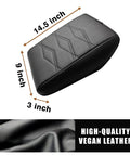 Center Console Armrest Cover For Volkswagen Atlas And Cross Sport 2024 To 2026 Premium Vegan Leather Thick Cushion No Slip Grip