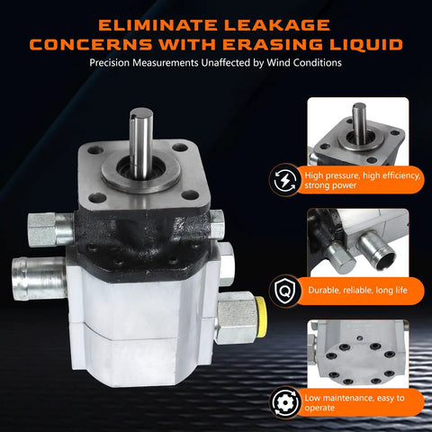 13 GPM Two-Stage Hydraulic Log Splitter Pump With 3000 PSI Capacity, showcasing durable construction and high efficiency