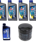 Oil Change Kit For DF60A Outboard With Four Quarts ECSTAR V7000 Oil, Filter 16510-87J00, One Quart Hypoid Gear Oil 80W90