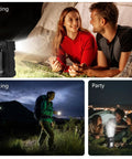 2 Pack Clip On Flashlight With Magnetic Base And USB C Charging, 800 Lumen Hat Clip Light For Camping And Outdoor Adventures