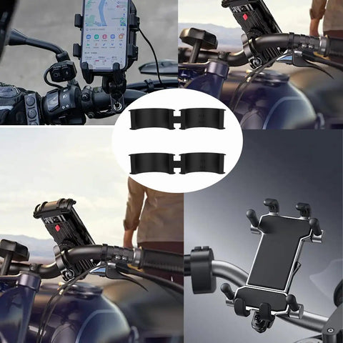 20 Piece Bike Handlebar Spacer Kit With Anti Vibration Rubber Pads And Non Slip Grip Pads, Fits 22.2 to 31.8mm, features and use
