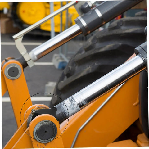 Heavy Duty Rubber Washer Kit Two Piece For Excavator Swing Bearing Shims Beefed Up Durable Sealing Discs Digger Joint Gaskets Construction Vehicle Bushing Vibration Reduction And Easy Quick Installation on excavator arm joint