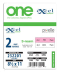 Label for Carbonless Cut Print And Copy Paper For Letter Size 21 Lb 92 Brightness 2-Part Pink And White 3 Ream