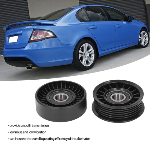 Ultimate 2 Piece Drive Belt Idler Pulley Set For Your Ride. Smooth Operation And Peak Alternator Efficiency Perfect Swap For Classic Fairlane Models From Nineteen Nine Five To Two One Zero Seven, Built Tough With Durable Materials For Long Lasting