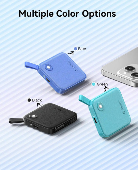 Blue, black, and green UltraFast 256GB External SSD With 2 In 1 USB C Cable, Up To 460MB/s Transfer, Status LED, Portable Storage for USB C