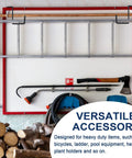 Vinyl Coated Heavy Duty Rafter Hooks For Hanging Tools Bikes Ladders Hoses Ropes Pool Gear Garage Organizer Storage Solution 4 Pack