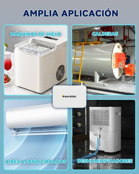 Mini Condensate Pump For HVAC 100 240V Automatic Condensation Drain Removal Whisper Quiet 25 dB with various appliances