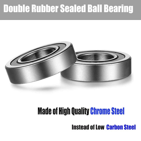Heavy Duty Deep Groove Ball Bearings Five Eighths Bore One and Three Eighths Inch Outer Diameter Eleven Thirty-Seconds Inch Width